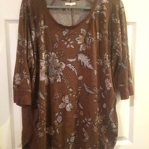 Maurices size X1 3/4 sleeve shirt